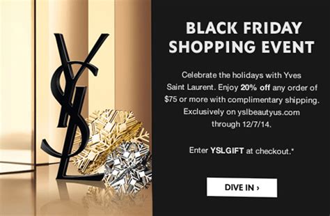 does ysl have black friday sales|st laurent outlet sale.